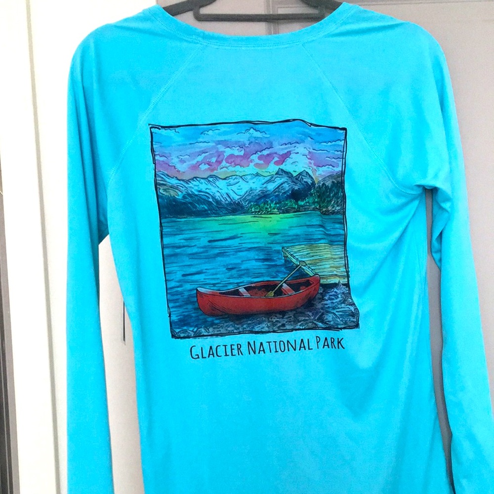 Glacier National Park long sleeve sun shirt 🌞